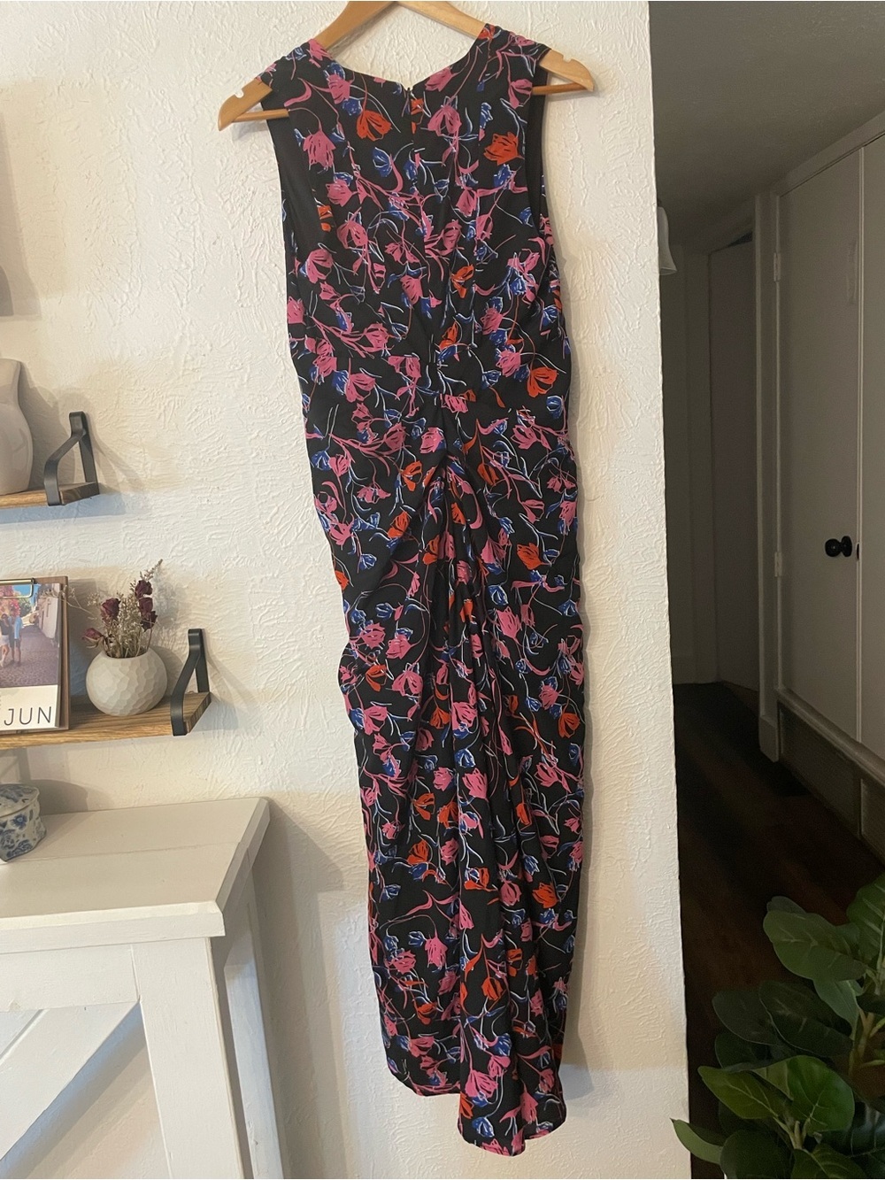 Thakoon Collective Tulip Floral Gown Floral V-Neck Maxi Dress Print Size 4 - Picture 6 of 10